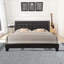 Grand lit tapissier standard espresso Ming Keeso