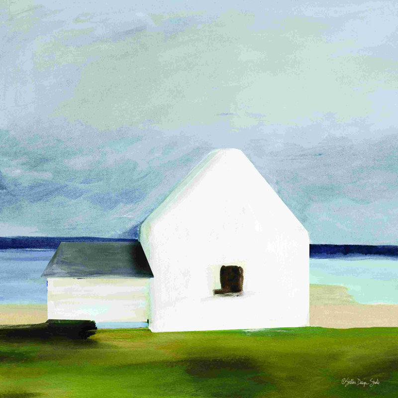 Beach Huts 1, H 30 po x l 30 po, Non, Toile tendue