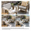 Chaise longue d'extérieur en bois de teck avec coussin et accoudoirs Junco-897636983-897636980