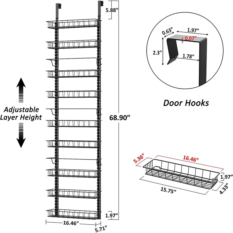 Over-the-Door Spice Rack