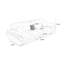 Canapé modulaire en polyester blanc crème-366097556