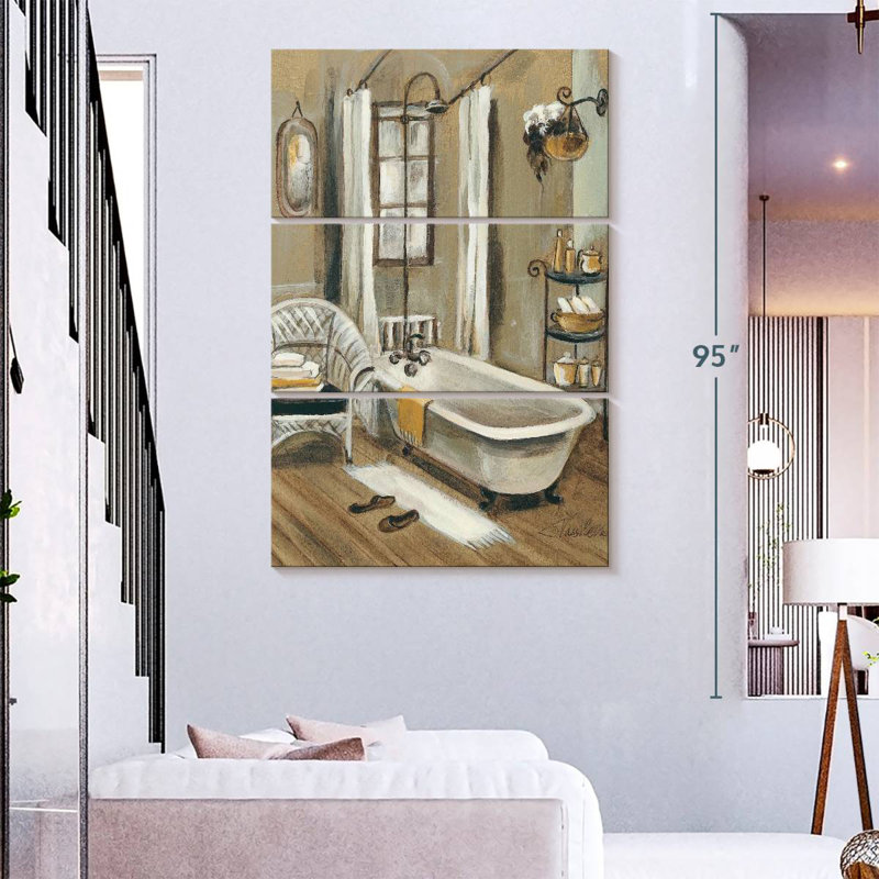 Lilie French Bath II, H 32 po x l 20 po