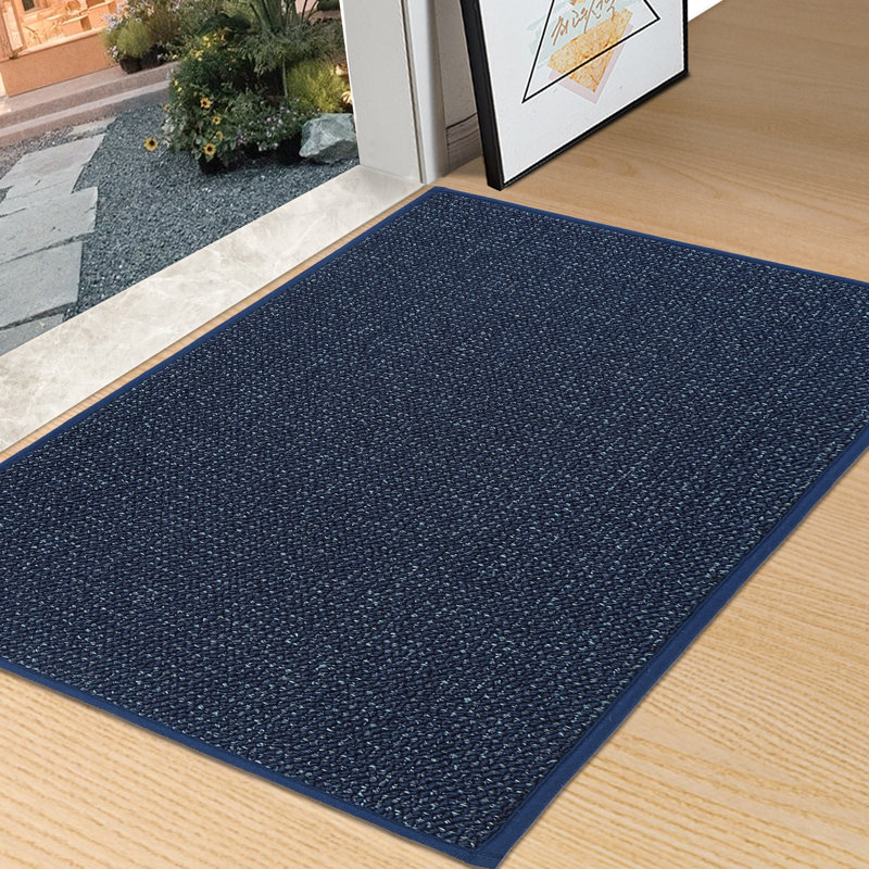 Non-Slip Indoor Doormat, Blue, 80cm W x 120cm L