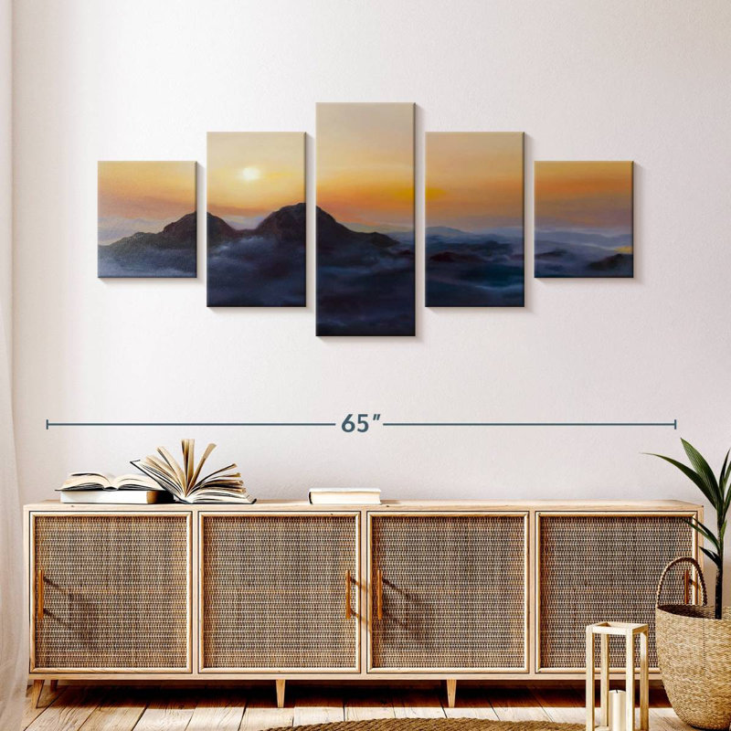 Sunrise Mountain, H 24 po x l 55 po