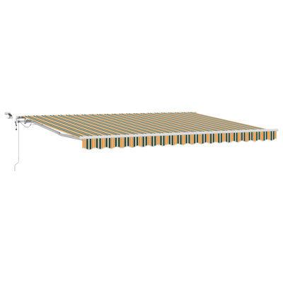 Ebern Designs Polyester Cover Retractable Patio Awning