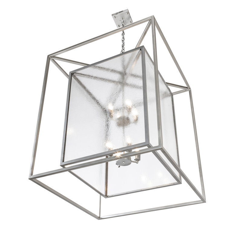 Lustre carré / rectangulaire à 8 lumières Kitzi