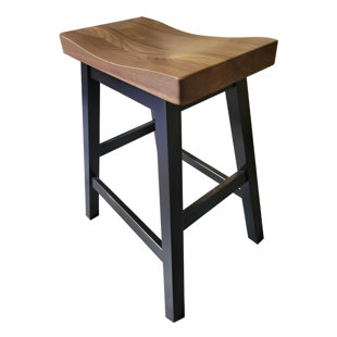 Wood Backless Bar Stool