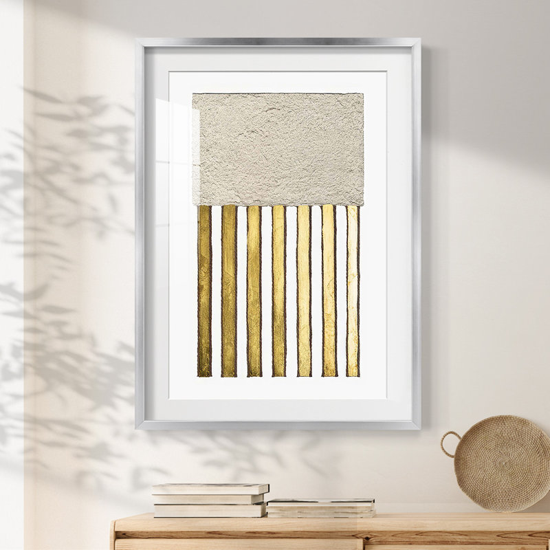 Monolithic Gold II -Framed Print