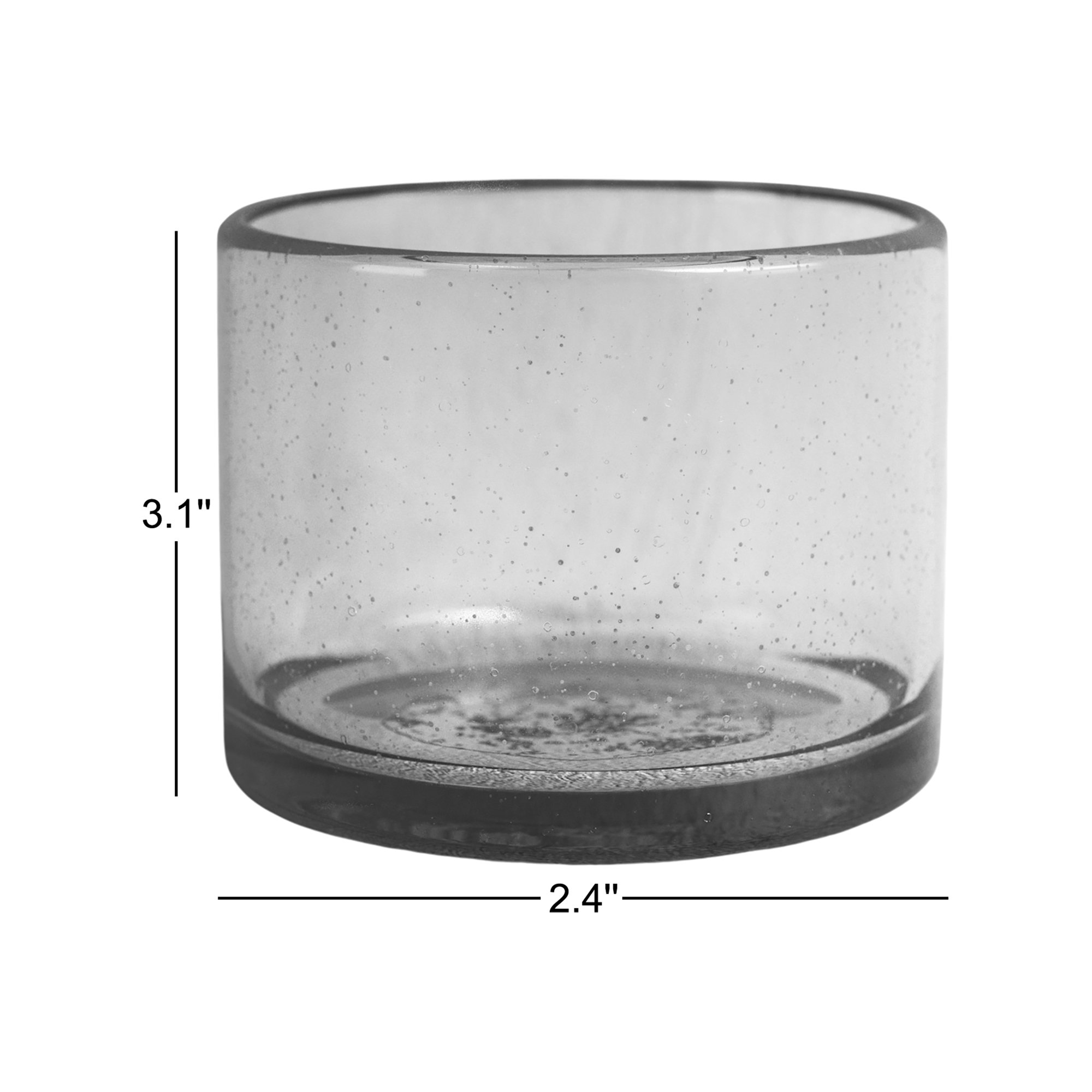 Quin 3.1'' Glass Table Vase, Aqua
