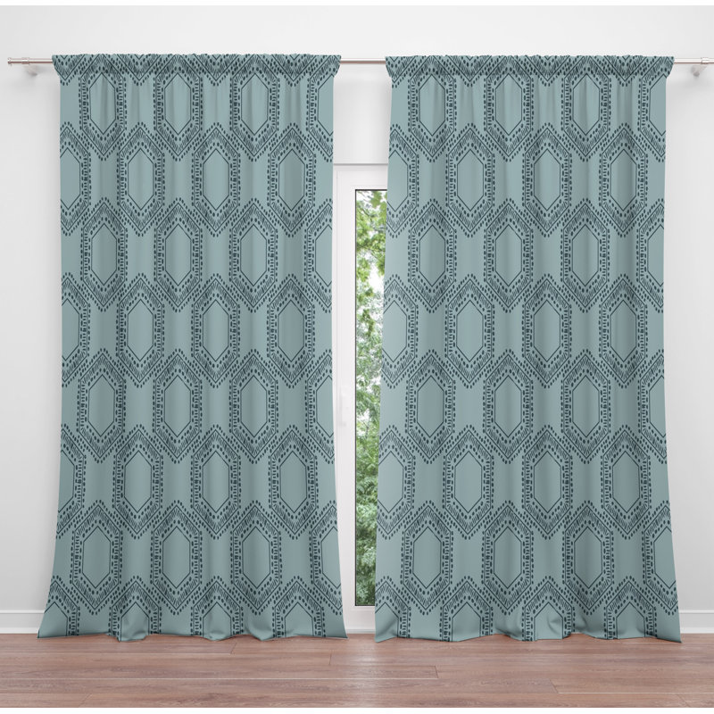 Paire de rideaux obscurcissant en polyester Diamon, L 20 po x L 52 po