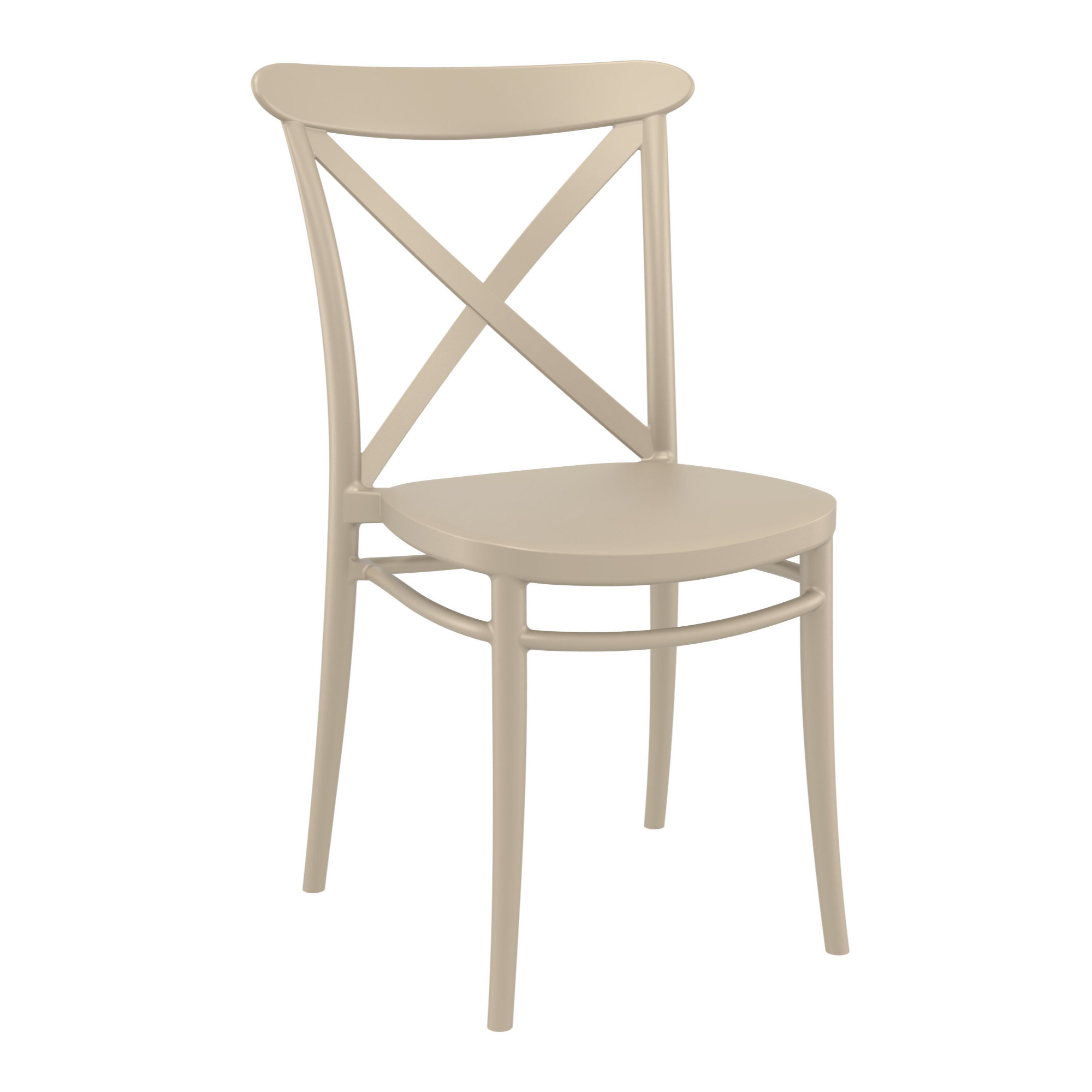 Farrah Square 2 - Person Bistro Set, Taupe