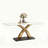 Modern Luxury White Marble Dining Table with Gold Metal X-Shaped Base for Dining Room, Seats 6-8 people-119778409