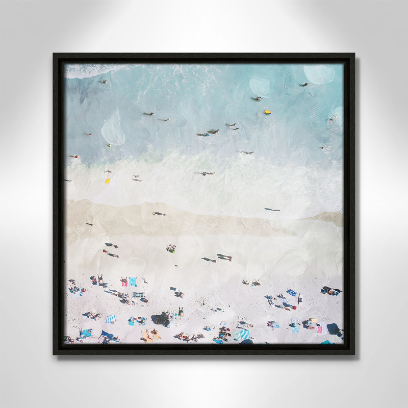 «Beaching Out II» par Milli Villa, Espresso, H 17,5 po x l 17,5 po