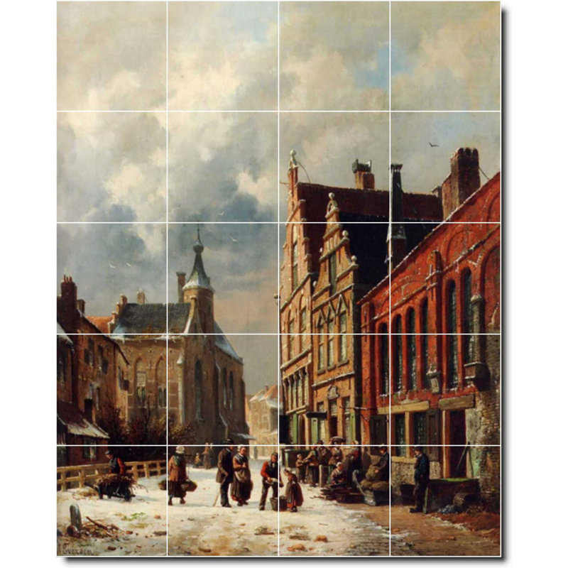 Carreau de céramique décorative 24 po x 30 po 6 po x 6 po, City 03050