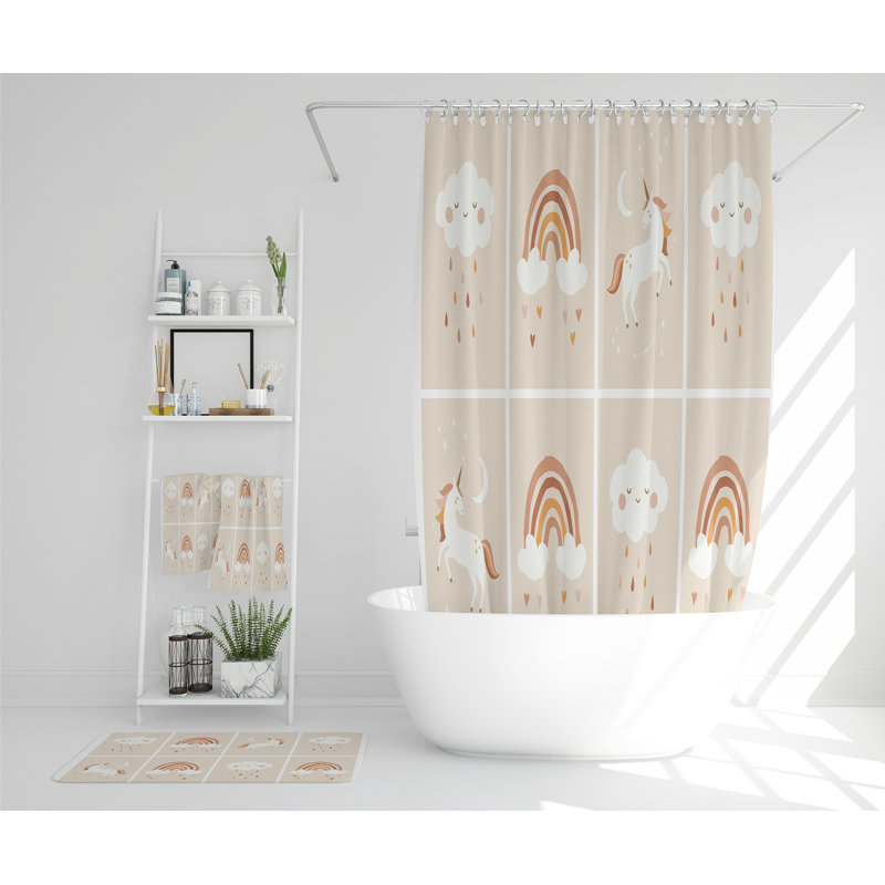 Nayab Polyester Shower Curtain Set