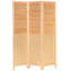 6 Ft. Tall Louvered Beadboard Room Divider White 6 Panel-676208308-676208309