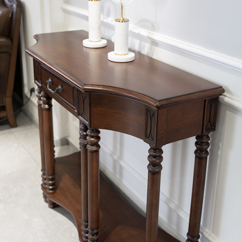American Retro Solid Wood Console Table