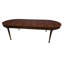 Oval Mahogany Wood Dining Table
