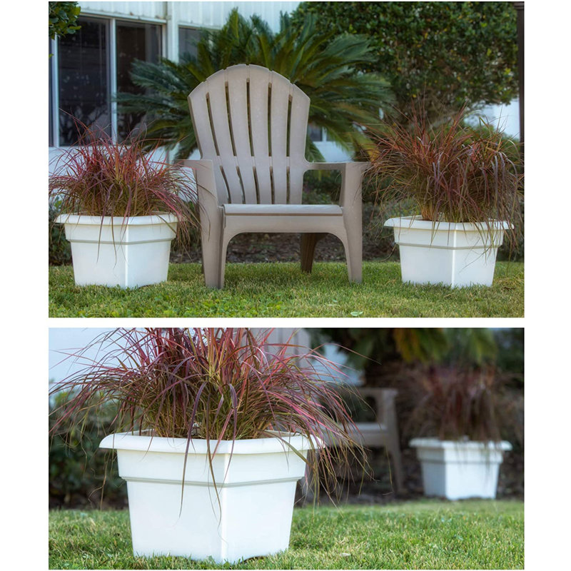 Lochlain Pot Planter, 11" x 14" x 14", Brown