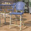 Canaday Faux Wicker 5-Piece Counter Height Dining Table Set