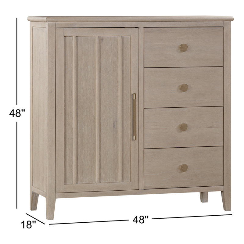 Commode combinée 6 tiroirs Honey