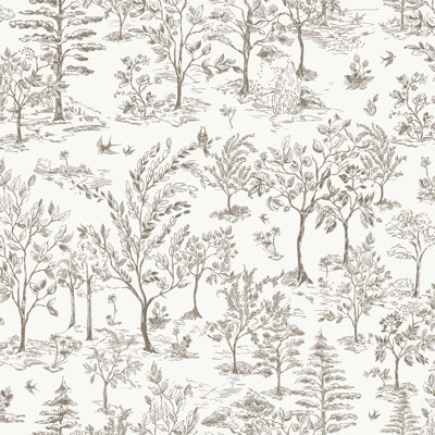 Arbor Toile Self-Adhesive Wallpaper Roll