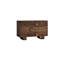 Commode d'appoint simple en noyer noir