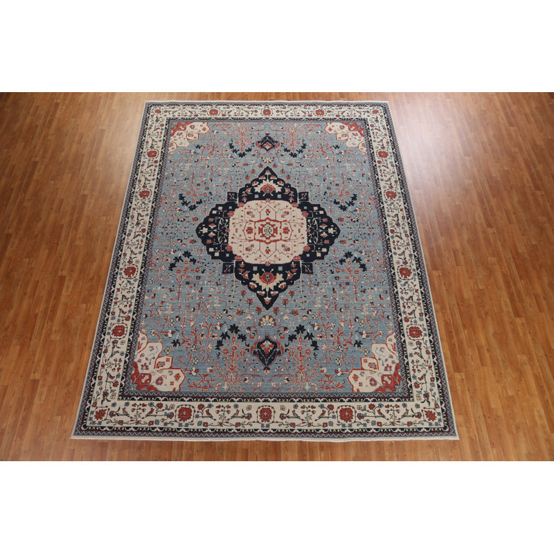 One-of-a-Kind 9'10" X 12'9" Wool Area Rug in Blue