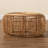 Capriles Modern Bohemian Antique Rattan Coffee Table
