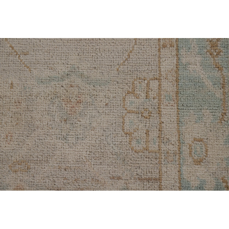 One-of-a-Kind 2'0" X 4'1" New Age Wool Area Rug in Beige