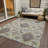 Vespera Ivory Washable Indoor-Outdoor Rug - -1473876410