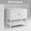 Base de meuble-lavabo simple 36 po seulement