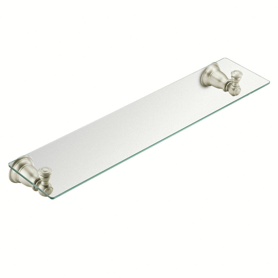 Kingsley Glass Bracket Shelf Moen 