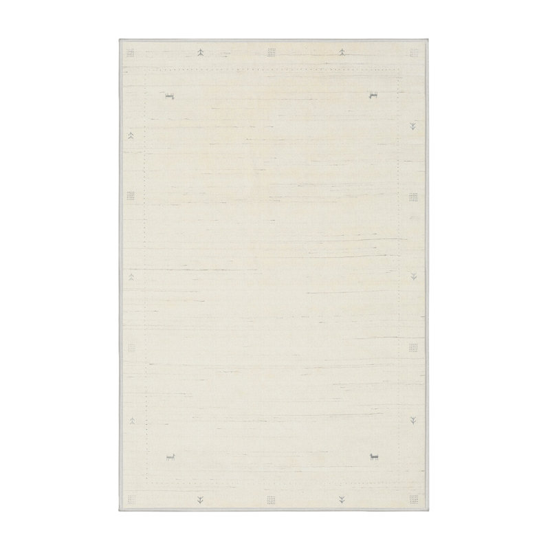 Tapis beige contemporain, Rectangle 2 pi x 3 pi