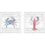 «Ocean Life I», ensemble de 2 reproductions d'art sur papier encadrées-25345936-25345938