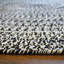 Tapis rond intérieur / extérieur en tweed noir et blanc Ardengo-1807084175