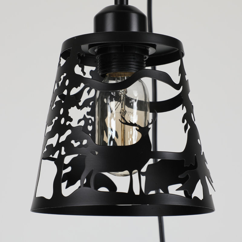 Luminaire suspendu grappe à intensité variable 3 lumières