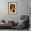 «Galya Ochre Still Life No 6» par Treechild, impression sur bois encadrée-100477628-100477630