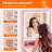 Makeup Vanity Desk with Lights and Full-Length Mirror, Vanity Table Set with 3 Lighting Modes, Dressing Table with Drawers, Large Vanity Desk for Bedroom, Outlets and Stool included-544379675