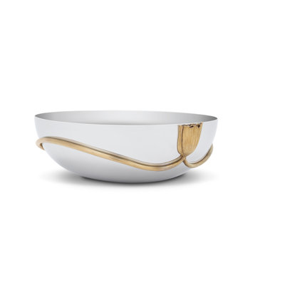 Deco Leaves - Oval Bowl Large