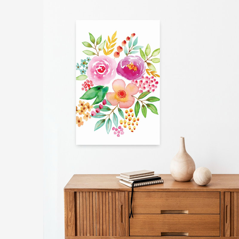 Blooms 8, pivoines romantiques, nature et printemps, 24" H x 16" W
