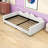 Upholstered Daybed with Sherpa Fabric-350131810-349787531