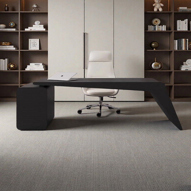 Bureau simple et luxueux, H 29,53 po x l 78,74 po x P 31,5 po