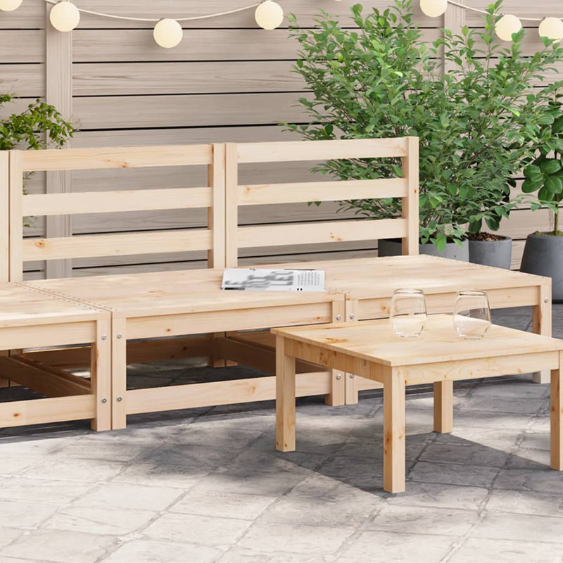 Canny 70cm Wide Rectangle Patio Sofa, Natural