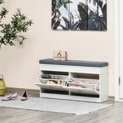 8 Pair Shoe Storage Bench