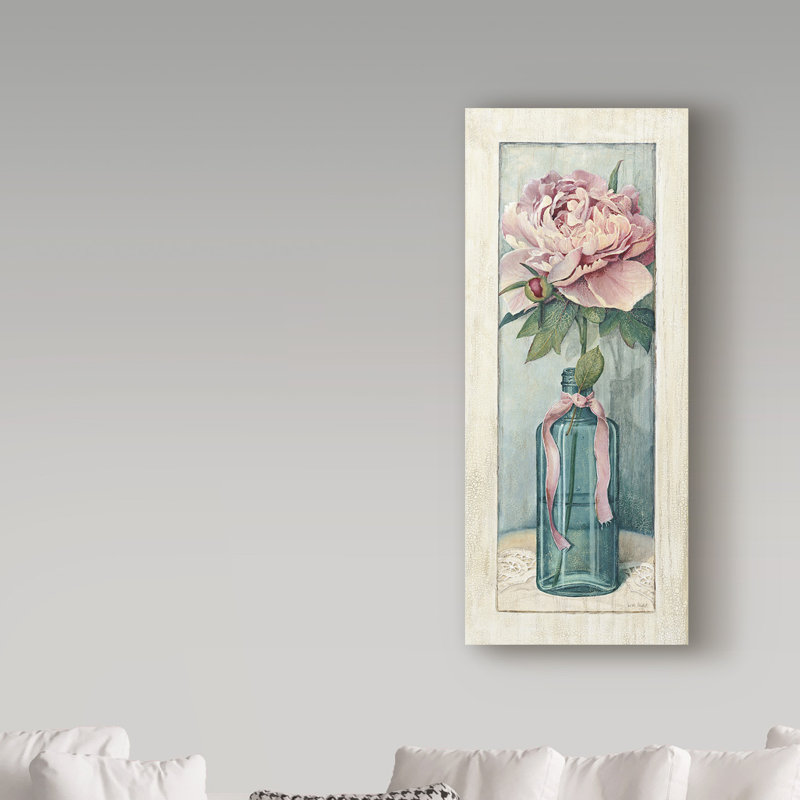 "Floral II" par Lisa Audit - reproduction sur toile, H 24 po x l 10 po
