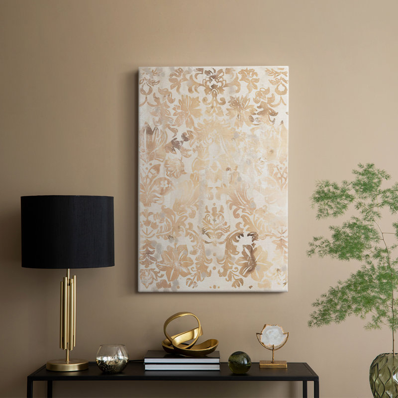 Noyer damassé II - galerie Cavas sur mesure, H 12 po x l 8 po