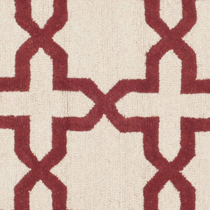 Cannen Hand Tufted Wool Geometric Rug, Runner 2'6" x 8'