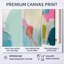 «Pink Blue Minimalims Fludity III», reproduction d'art sur toile-88517890-88517895-119395277