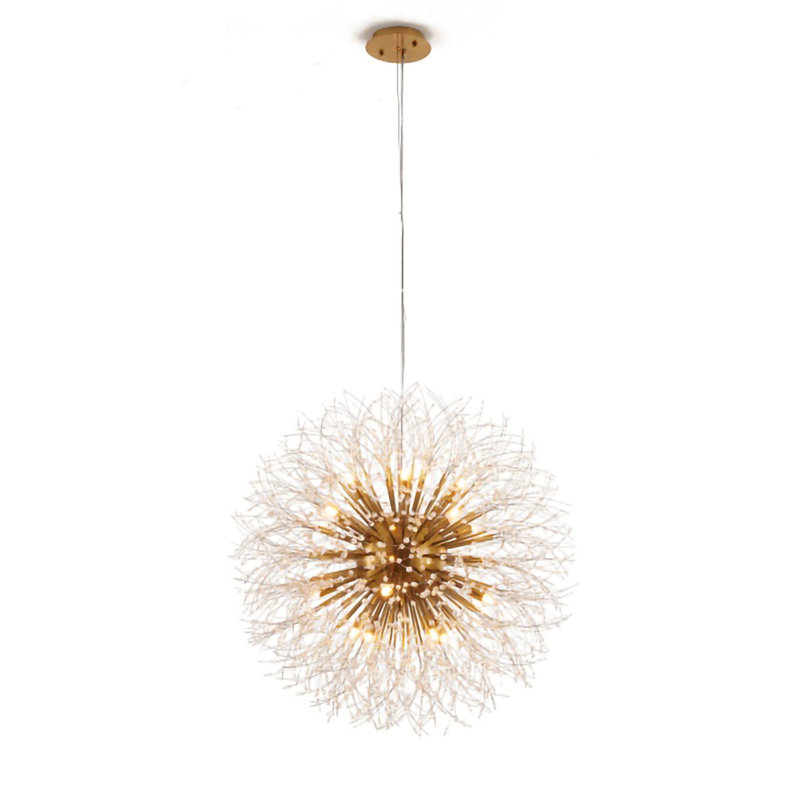 Lustre spoutnik moderne en cristal 16 lumières